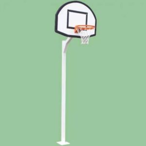 “Half-Moon” school basketball backboard with phalanx