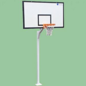 School basketball hoop “Half Moon” with car