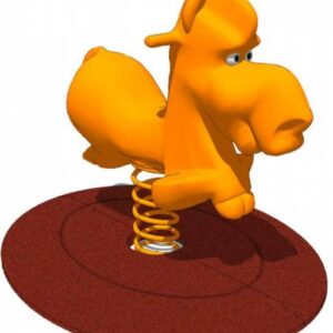 HORSE WITH SPRING, IN POLYETHYLENE