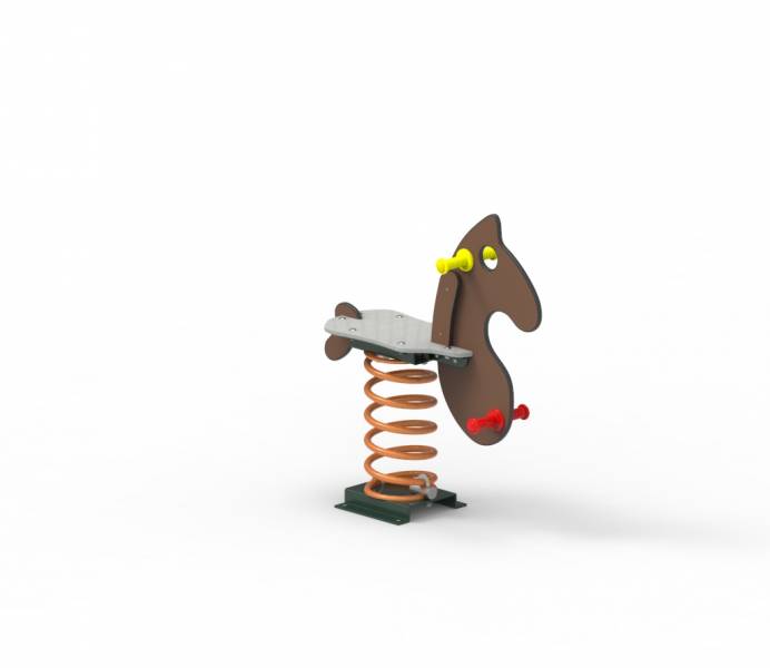 HORSE WITH SPRING, IN HPL